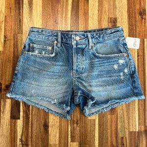 Free People High Waisted Denim Shorts